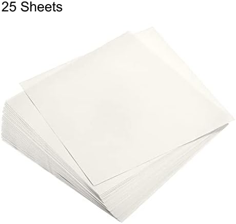 MECCANIXITY 25 Sheets 8x8 Inch(20x20cm) Origami Paper Double Sided White Square Sheet for Art Craft Project, Beginners, Gifts Decor - Image 3