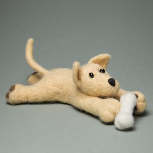 Wizardi Beginner Needle Felting Kit for Adults - Max. Animal Felting Kit 2,36x6,89 Inches. Felting Tools. Wool Felting Supplies. Felt Crafts. Wool Felt. V-94C Charivna Mit - Image 2