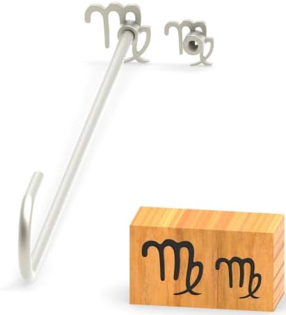 Branding Iron for Wood, Leather Branding Stamp 2Pcs Set (168#) by PKPKAUT