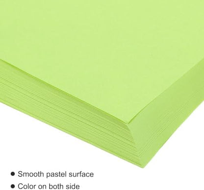 MECCANIXITY 100 Sheet Origami Paper Double Sided Fluorescent Green 11.7 x 8.3 Inch Square Sheet for Art Craft Project, Beginners, Gifts Decor - Image 4