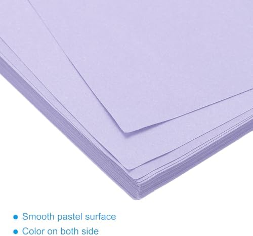 MECCANIXITY 50 Sheet Origami Paper Double Sided Cream Light Purple 11.7 x 8.3 Inch Square Sheet for Art Craft Project, Beginners, Gifts Decor - Image 4