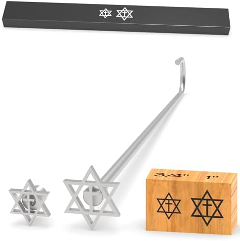 Branding Iron for Wood, Leather Branding Stamp 2Pcs Set (151#) by PKPKAUT
