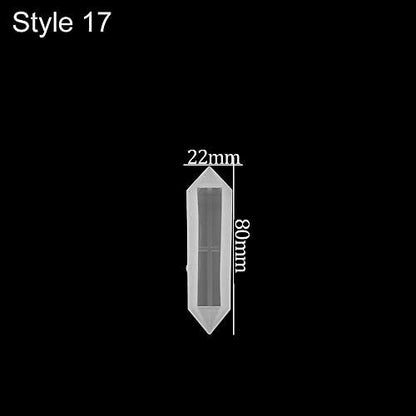 Pendulum UV Silicone Resin Molds DIY Craft Silicone Transparent Mold for Pendant Necklace Mold Jewelry Making Findings (22x80mm) - Image 2