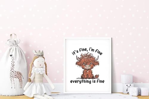HKLIOPU Stamped Cross Stitch Kits - Highland Cow Embroidery Starter Kit for Adult Beginners, 11CT Needlepoint Cross-Stitch Patterns Dimensions Kit Arts and Crafts 11.8x11.8 inch - Image 6