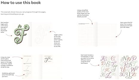 Creative Hand Lettering from A to Z: Make Every Letter Beautiful with 26 Complete and Colorful Alphabets - Image 4