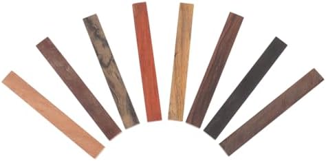 DOITOOL 16pcs Exotic Wood Blanks for Crafting Unique Patterns for Pen Making for Wood Turning Projects - Image 6