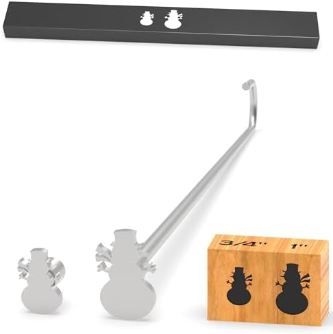 Branding Iron for Wood, Leather Branding Stamp 2Pcs Set (131#) by PKPKAUT
