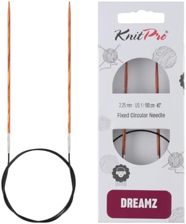 KnitPro Dreamz Fixed Circular Needles 40" (100cm) | US Size 1 (2.25mm) by KnitPro