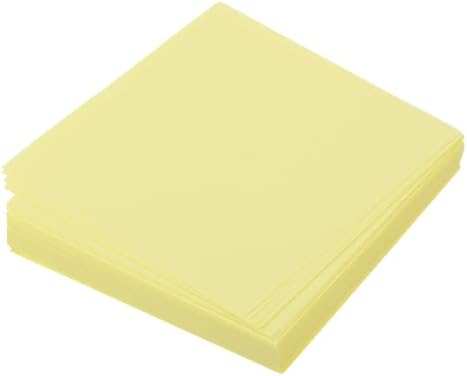 MECCANIXITY 100 Sheet Origami Paper Double Sided Light Yellow 2.5x2.5 Inch Square Sheet for Art Craft Project, Beginners, Gift Decoration by MECCANIXITY