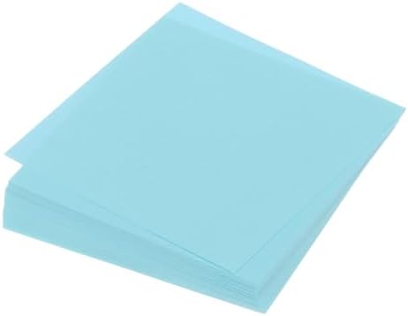 MECCANIXITY 100 Sheet Origami Paper Double Sided Light Blue 4x4 Inch Square Sheet for Art Craft Project, Beginners, Gifts Decor by MECCANIXITY