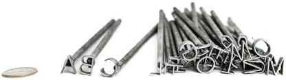 1/2" Alphabet Mini Steel Branding Irons Kit for Hats, Wood Burning, DIY Beginner Adult Crafts - Image 4