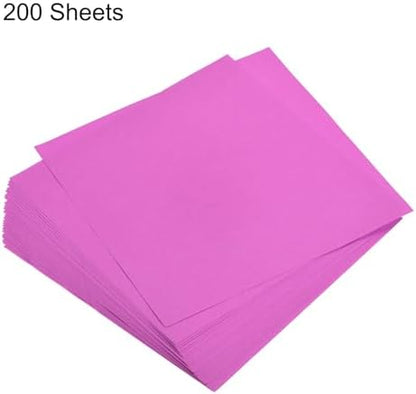 MECCANIXITY 200 Sheets 6x6 Inch(15x15cm) Origami Paper Double Sided Rose Red Square Sheet for Art Craft Project, Beginners, Gifts Decor - Image 3