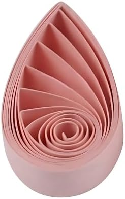ODETOJOY Quilling Strips 5mm Paper Quilling Set Solid Color Star Origami Paper DIY Hand Crafts Single Color Quilling Paper Filigee Strips (Peachpink) by ODETOJOY