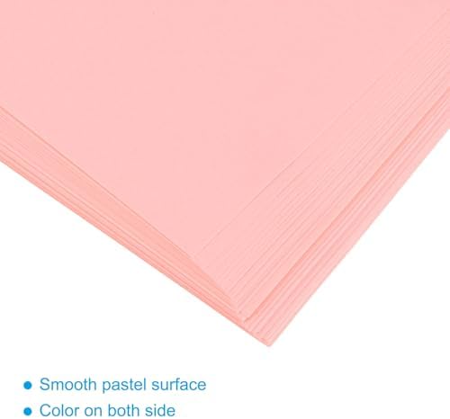 MECCANIXITY 50 Sheet Origami Paper Double Sided Fluorescent Pink 8.3 x 5.8 Inch Square Sheet for Art Craft Project, Beginners, Gifts Decor - Image 4