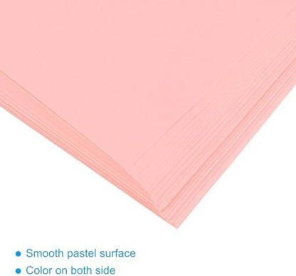 MECCANIXITY 50 Sheet Origami Paper Double Sided Fluorescent Pink 8.3 x 5.8 Inch Square Sheet for Art Craft Project, Beginners, Gifts Decor - Image 4