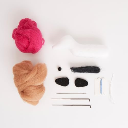 Simply Make Needle Felting Kit, Sausage Dog in Jumper, Needle Felting Kit with Felting Needles and Felting Wool, Ideal Needle Felting Kits for Beginners, Fun DIY Craft Kit - Image 2