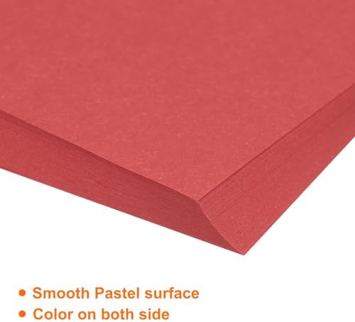 MECCANIXITY 75 Sheet Origami Paper Double Sided 6x6" Bright Red - Image 4