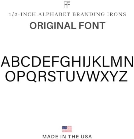 1/2" Alphabet Mini Steel Branding Irons Kit for Hats, Wood Burning, DIY Beginner Adult Crafts - Image 3