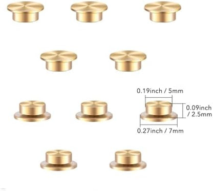 BAOFALI 30Pcs Mini Metal Rotating Bearings for DIY Handmade Crafts Paper Cards Scrapbooking DIY Greeting Cards 360°Rotation Smooth Spin Mechanism Spinner for Jewelry Making Nail Decoration - Image 4