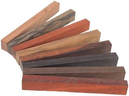 DOITOOL 16pcs Exotic Wood Blanks for Crafting Unique Patterns for Pen Making for Wood Turning Projects - Image 5