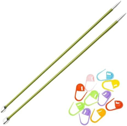 KnitPro Zing 10-Inch US 4 (3.5mm) Straight Single Point Knitting Needles by KnitPro