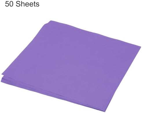 MECCANIXITY 50 Sheet Origami Paper Double Sided Deep Purple 10x10 Inch Square Sheet for Art Craft Project, Beginners, Gifts Decor - Image 3