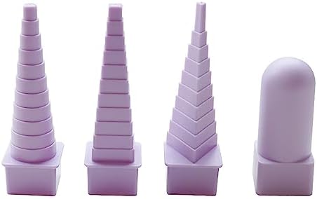 QMQJIA Pack of 6pcs Paper Quilling Tower DIY Handmade Shaping Tool Paper Wire Tower 6 Shapes Available Jewelry Making Tool Adult and Children Friendly - Image 6