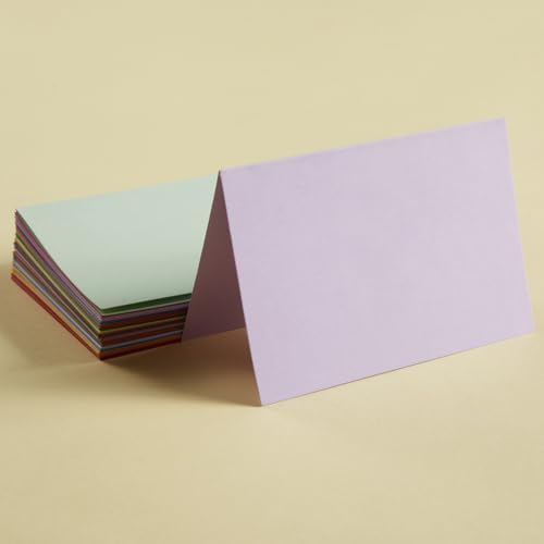 50 Pack Blank Folded Cardstock Cards, Multicolor, 4x6 - Image 3