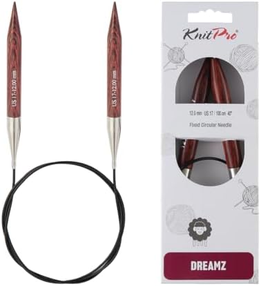 KnitPro Dreamz Fixed Circular Needles 40" (100cm) | US Size 17 (12mm) by KnitPro