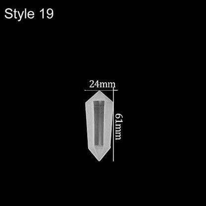 Pendulum UV Silicone Resin Molds DIY Craft Silicone Transparent Mold for Pendant Necklace Mold Jewelry Making Findings (24x61mm) - Image 2