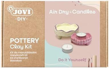 Jovi - DIY Air Dry Kit - Candles Gift Pottery Kit for Adults - Image 3