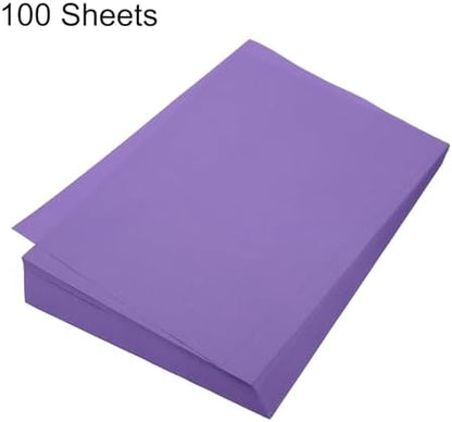 MECCANIXITY 100 Sheet Origami Paper Double Sided Dark Purple 11.7 x 8.3 Inch Square Sheet for Art Craft Project, Beginners, Gifts Decor - Image 3