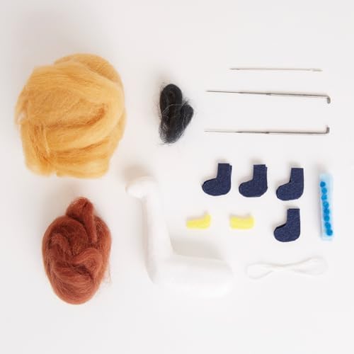 Simply Make Needle Felting Kit, Giraffe, Needle Felting Kit with Felting Needles and Felting Wool, Ideal Needle Felting Kits for Beginners, Fun DIY Craft Kit - Image 2