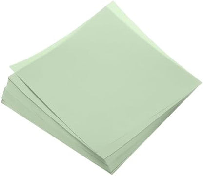 MECCANIXITY 100 Sheets Origami Paper Double Sided 8x8 Inch(20x20cm) Square Sheet for Art Craft Project, Beginners, Gifts Decor, Light Green by MECCANIXITY