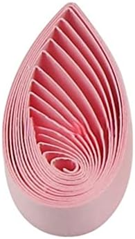 ODETOJOY Quilling Paper Strips 10mm Red Black Yellow Pink Green Purple White for Crafts Star Origami Paper Quilling Supplies Strip 3/8inch 1cm-120pcs, 54cm (Hotpink Flamingo Pink) by ODETOJOY