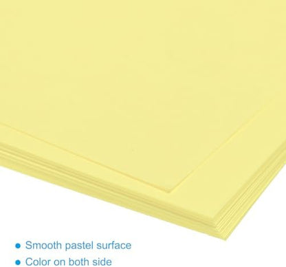MECCANIXITY 25 Sheet Origami Paper Double Sided Light Yellow 5.5x5.5 Inch Square Sheet for Art Craft Project, Beginners, Gifts Decor - Image 4