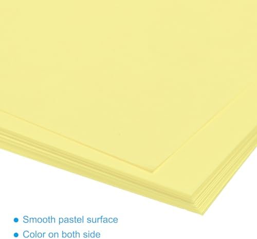 MECCANIXITY 50 Sheet Origami Paper Double Sided Light Yellow 3x3 Inch Square Sheet for Art Craft Project, Beginners, Gifts Decor - Image 4