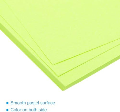 MECCANIXITY 50 Sheet Origami Paper Double Sided Cream Fluorescent Green 11.7 x 8.3 Inch Square Sheet for Art Craft Project, Beginners, Gifts Decor - Image 4
