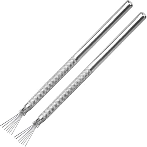 2 PCS Clay Scoring Tools, Stainless Steel Pottery Tool Polymer Clay Tools by NFRBTD