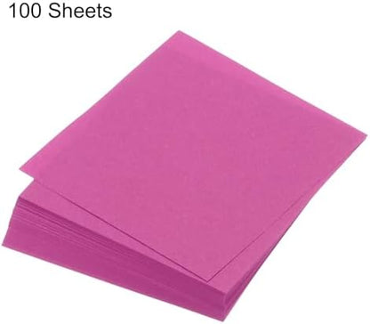 MECCANIXITY 100 Sheet Origami Paper Double Sided Plum Red 5x5 Inch Square Sheet for Art Craft Project, Beginners, Gifts Decor - Image 3