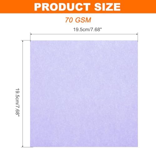 MECCANIXITY 75 Sheet Origami Paper Double Sided 8x8" Light Purple - Image 2
