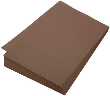 MECCANIXITY 100 Sheet Origami Paper Double Sided Brown 11.7 x 8.3 Inch Square Sheet for Art Craft Project, Beginners, Gifts Decor by MECCANIXITY