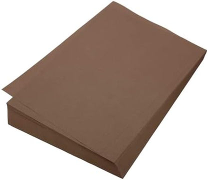 MECCANIXITY 100 Sheet Origami Paper Double Sided Brown 11.7 x 8.3 Inch Square Sheet for Art Craft Project, Beginners, Gifts Decor by MECCANIXITY