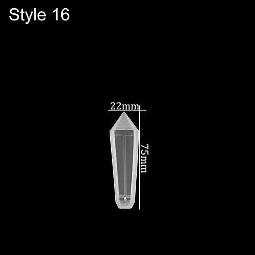 Pendulum UV Silicone Resin Molds DIY Craft Silicone Transparent Mold for Pendant Necklace Mold Jewelry Making Findings (22x75mm) - Image 2