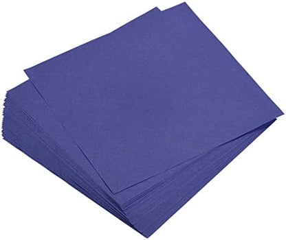 MECCANIXITY 25 Sheets Origami Paper Double Sided Navy Blue 6x6 Inch Square Sheet for Art Craft Project, Beginners, Gifts Decor by MECCANIXITY