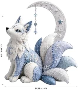 Arctic Winter Guardians DIY Patchwork Kit - 3D Felt Animal Sewing Kit - DIY Patchwork Animal Kit for Beginners, Handmade Felt Craft Kit for Home Decor & Creative Gift (D) - Image 5