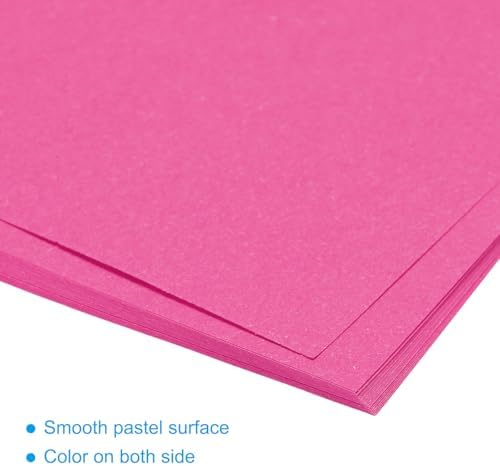 MECCANIXITY 50 Sheet Origami Paper Double Sided Rose Red 5.5 x 5.5 Inch Square Sheet for Art Craft Project, Beginners, Gifts Decor - Image 4
