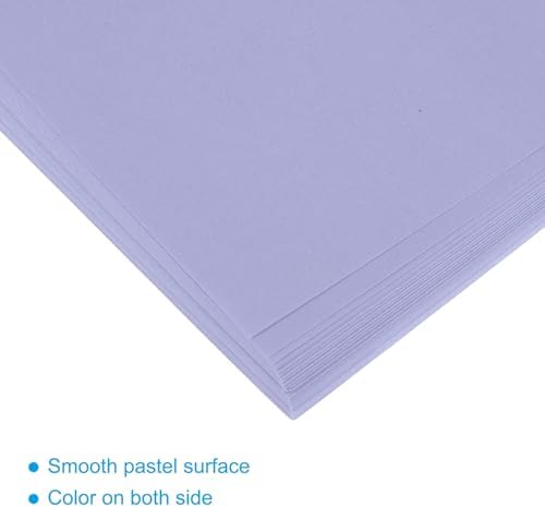 MECCANIXITY 50 Sheet Origami Paper Double Sided Light Purple 8.3 x 5.8 Inch Square Sheet for Art Craft Project, Beginners, Gifts Decor - Image 4