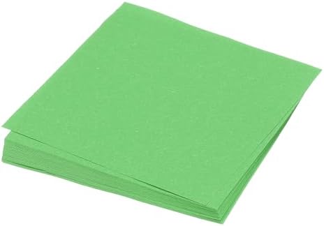 MECCANIXITY 50 Sheet Origami Paper Double Sided Green 5.5x5.5 Inch Square Sheet for Art Craft Project, Beginners, Gifts Decor by MECCANIXITY