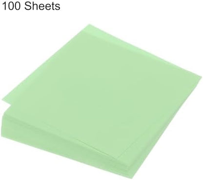 MECCANIXITY 100 Sheet Origami Paper Double Sided Light Green 3x3 Inch Square Sheet for Art Craft Project, Beginners, Gifts Decor - Image 3